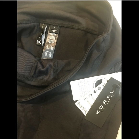 NWT $135 KORAL Rappel High Waist‎ Leggings in Black [SZ Large ] - Picture 8 of 11
